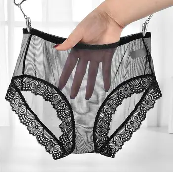  Kvalitetan Prozirni Seks-Modni proizvodi donje rublje Ženske gaćice Ženske gaćice veličine Seksi Prozirna čipka gaćice