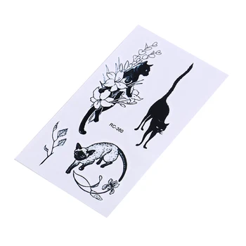  10,5*6 cm Vodootporan Lažna Kana Bezbolan Tetovaža Naljepnica Seksi Crne Mačke Privremena Tetovaža Body Art Ruka Flash-Tattoo Naljepnice