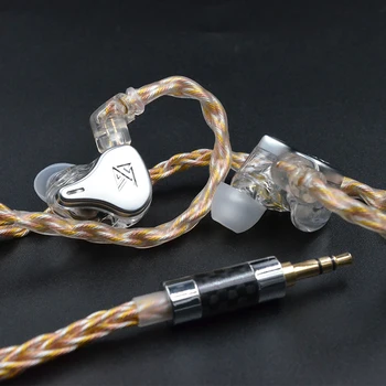  Slušalice KZ 8-core Kabel Zlato Srebro Bakar Mješoviti Kabel za Nadogradnju 2-pinski Konektor 3,5 mm Kabel Slušalice Za KZ ZSN ZS10 PRO ZSX ZAX ZST X