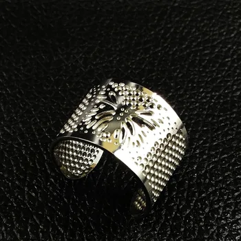  2021 Moda Leptir Prsten od nehrđajućeg čelika za žene Šuplje Prsten Širine za žene Nakita bijoux acier inoxydable femme R612244