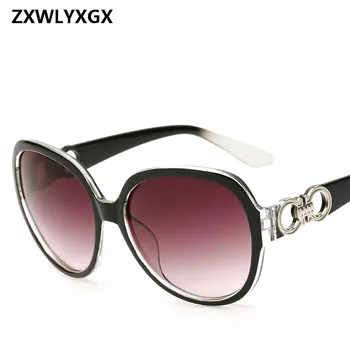 ZXWLYXGX 2021 Gafas Preveliki gradijent ispunjava Ženske sunčane naočale Marke dizajn Klasične Sunčane Naočale Berba Oculos De Sol