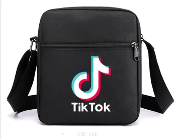  Torba-instant messenger TIK TOK Na ramenu za djevojčice Moderan torba za kupovinu Poklon torba za mobilni telefon, Novčanik