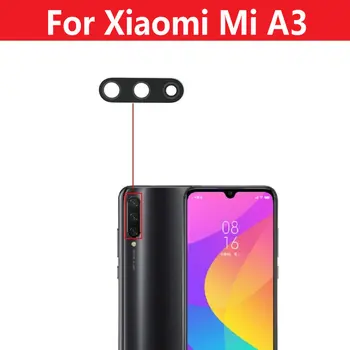  2 kom. za Xiaomi Mi A3 Kamera Stakleni Objektiv Stražnja Kamera Stakleni Objektiv s ljepilom za Xiaomi MiA3 Zamjena Rezervnih Dijelova
