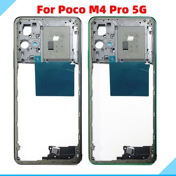  Originalna Prosječna Okvir Za Xiaomi Poco M4 Pro 5G Oštrica Srednje Ploče Oštrica Srednjeg Tela rezervni Dijelovi za popravak